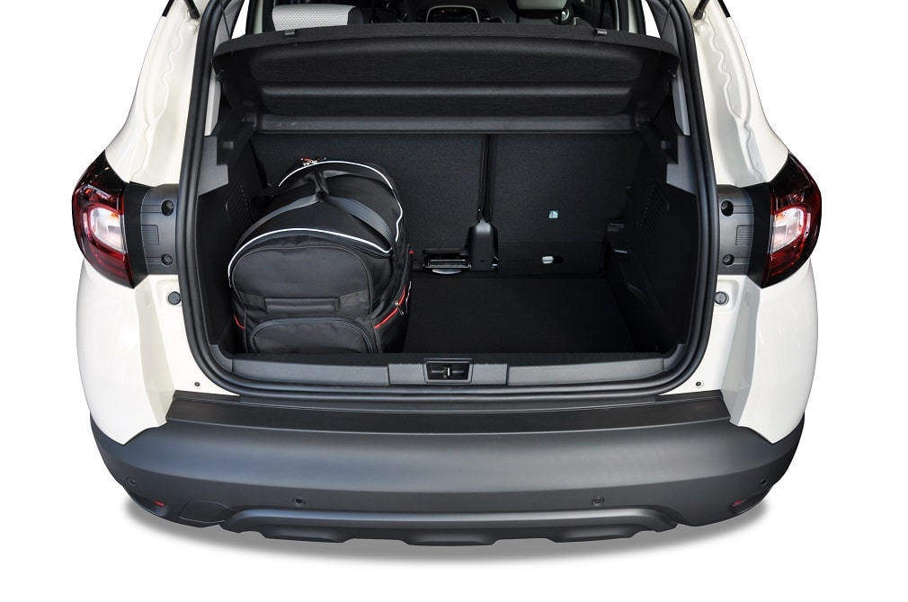 Torby KJUST SPORT do Renault Captur Crossover I — torby wyjmowane z bagażnika krok po kroku