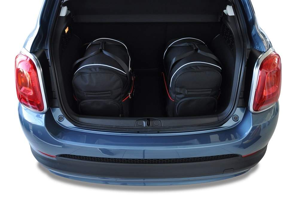 Torby KJUST SPORT do Fiat 500X I — torby wyjmowane z bagażnika krok po kroku