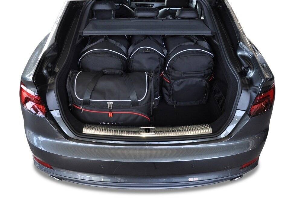 Torby KJUST AERO do Audi A5 / S5 / RS5 Sportback F5 — torby wyjmowane z bagażnika krok po kroku