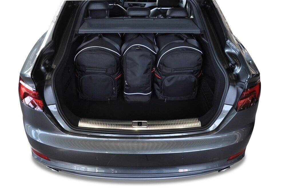 Torby KJUST AERO do Audi A5 / S5 / RS5 Sportback F5 — torby wyjmowane z bagażnika krok po kroku