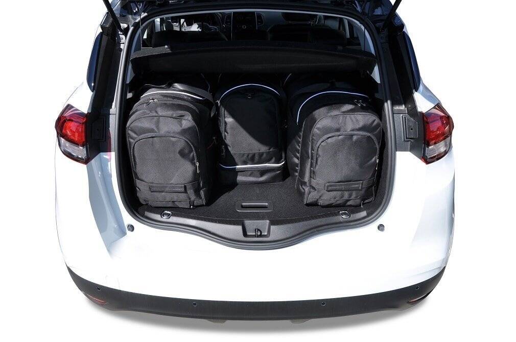 Torby KJUST SPORT do Renault Scenic IV — torby wyjmowane z bagażnika krok po kroku