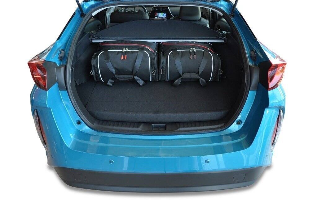 Torby KJUST AERO do Toyota Prius Plug-In Hybrid IV (W52) — torby wyjmowane z bagażnika krok po kroku