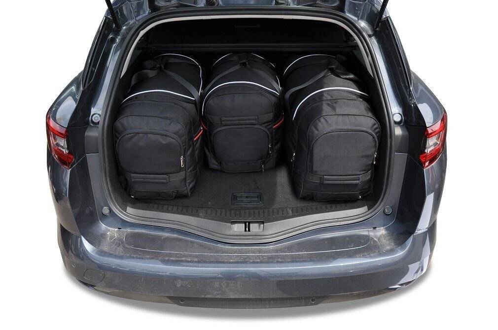 Torby KJUST SPORT do Renault Megane Grandtour IV — torby wyjmowane z bagażnika krok po kroku