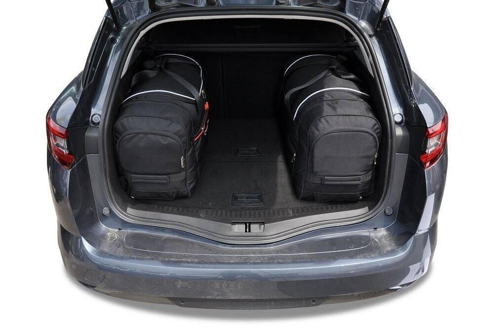 Torby KJUST SPORT do Renault Megane Grandtour IV — torby wyjmowane z bagażnika krok po kroku