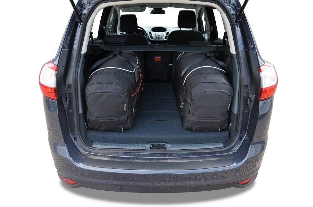 Torby KJUST SPORT do Ford Grand C-Max II — torby wyjmowane z bagażnika krok po kroku