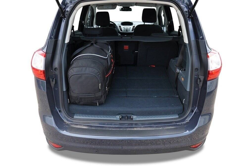 Torby KJUST SPORT do Ford Grand C-Max II — torby wyjmowane z bagażnika krok po kroku