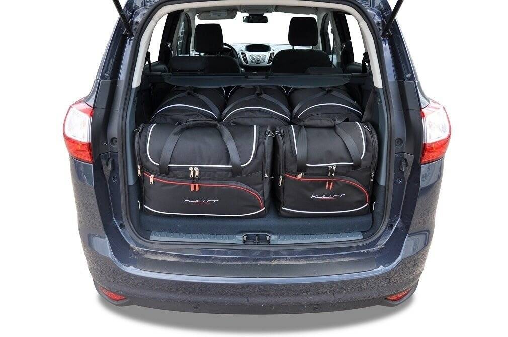 Torby KJUST AERO do Ford Grand C-Max II — zestaw ułożony w bagażniku