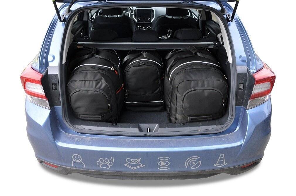 Torby KJUST AERO do Subaru Impreza IV (GT) — torby wyjmowane z bagażnika krok po kroku