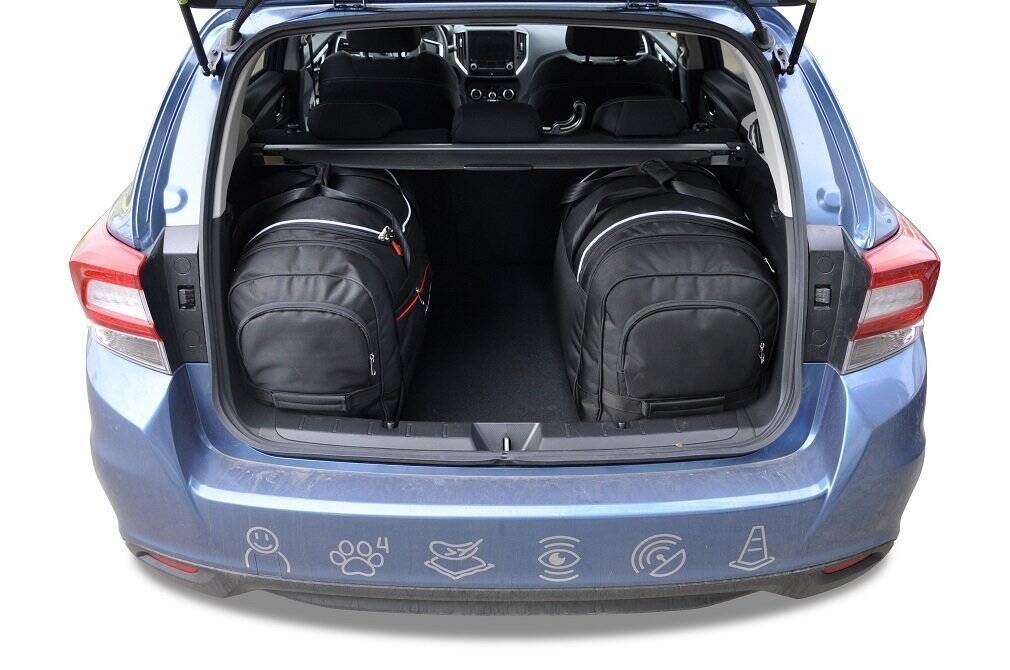 Torby KJUST AERO do Subaru Impreza IV (GT) — torby wyjmowane z bagażnika krok po kroku