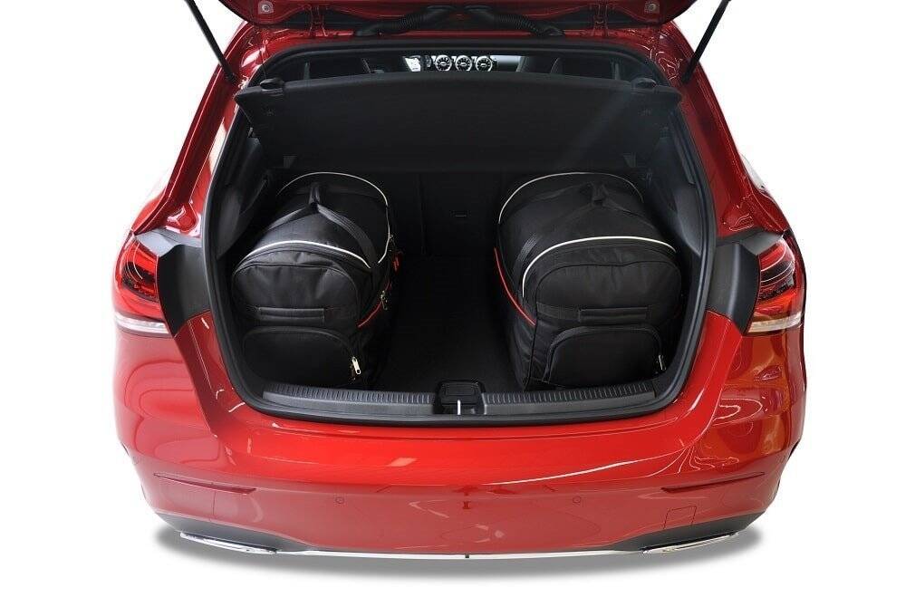Torby KJUST SPORT do Mercedes-Benz A Hatchback W177 — torby wyjmowane z bagażnika krok po kroku