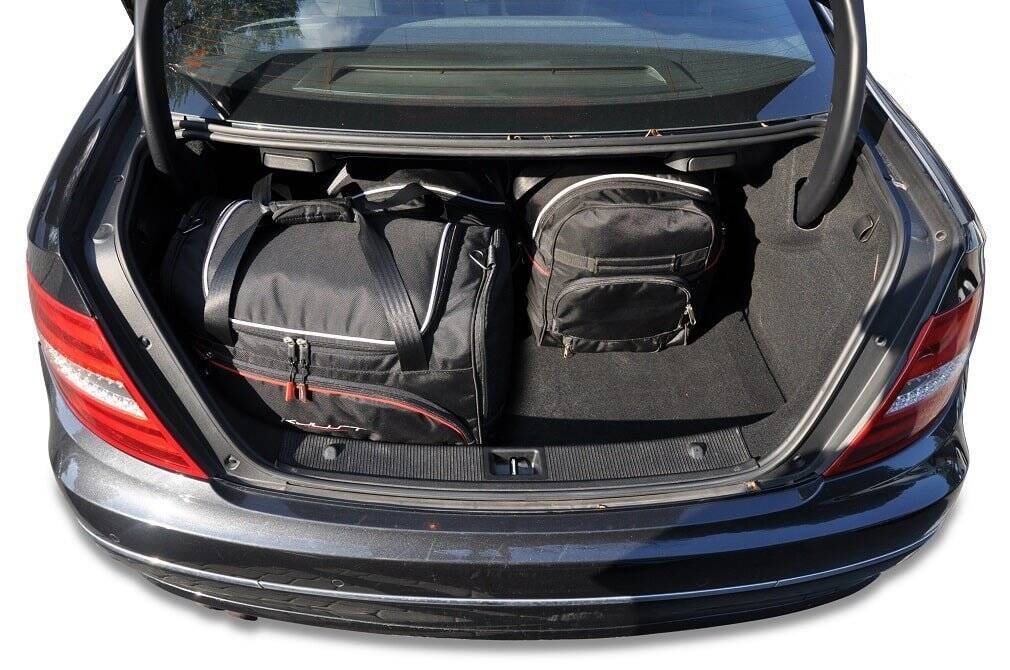 Torby KJUST SPORT do Mercedes-Benz C Coupe W204 — torby wyjmowane z bagażnika krok po kroku