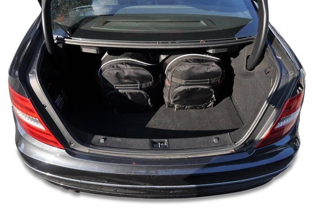 Torby KJUST SPORT do Mercedes-Benz C Coupe W204 — torby wyjmowane z bagażnika krok po kroku