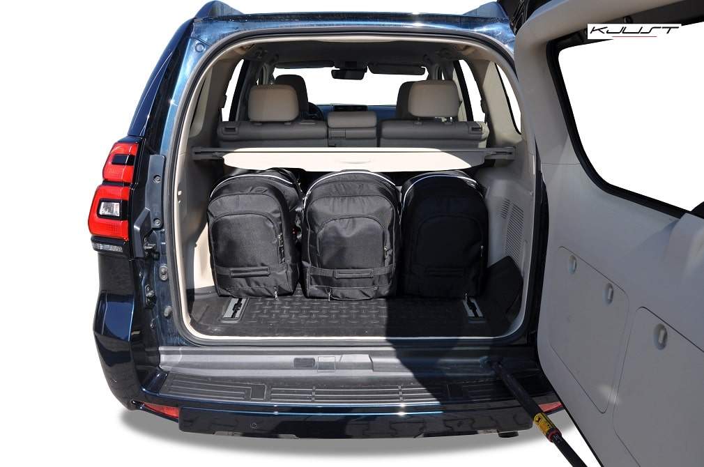 Torby KJUST SPORT do Toyota Land Cruiser 5D VII — torby wyjmowane z bagażnika krok po kroku