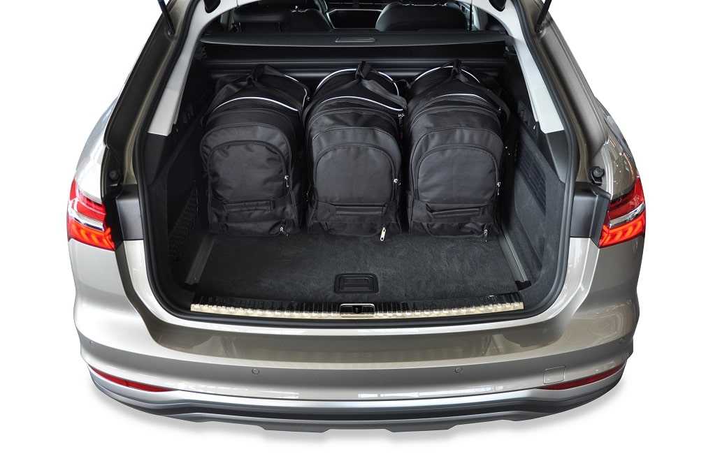 Torby KJUST AERO do Audi A6 / S6 / RS6 Avant C8 — torby wyjmowane z bagażnika krok po kroku