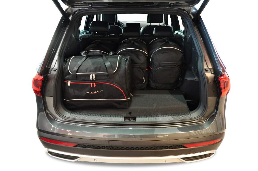 Torby KJUST SPORT do Seat Tarraco 7-seater I (KN2) — torby wyjmowane z bagażnika krok po kroku