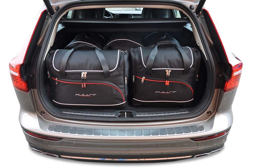 Torby KJUST AERO do Volvo V60 II (225) — zestaw ułożony w bagażniku