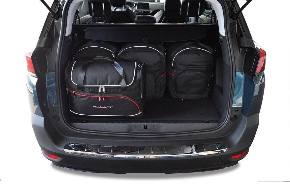 Torby KJUST AERO do Peugeot 5008 II (P87E) — torby wyjmowane z bagażnika krok po kroku
