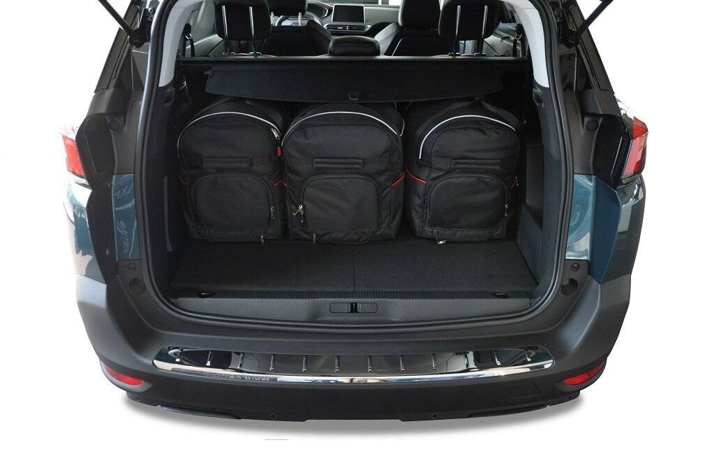 Torby KJUST AERO do Peugeot 5008 II (P87E) — torby wyjmowane z bagażnika krok po kroku
