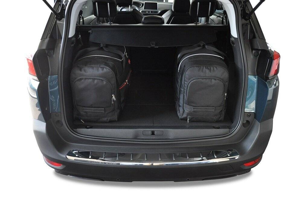 Torby KJUST SPORT do Peugeot 5008 II (P87E) — torby wyjmowane z bagażnika krok po kroku