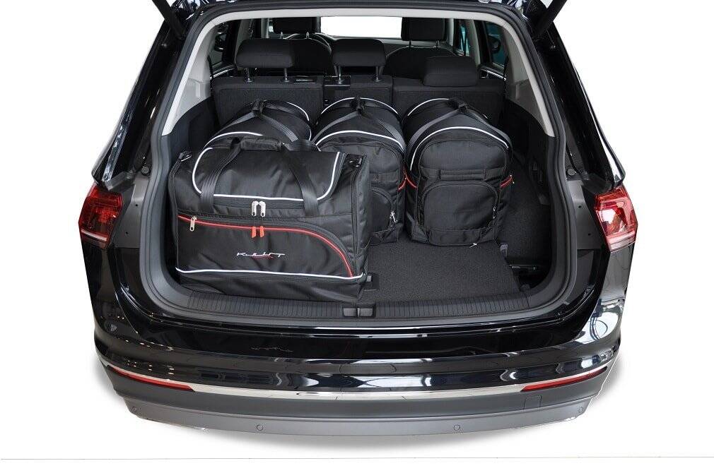 Torby KJUST SPORT do Volkswagen Tiguan Allspace II — torby wyjmowane z bagażnika krok po kroku
