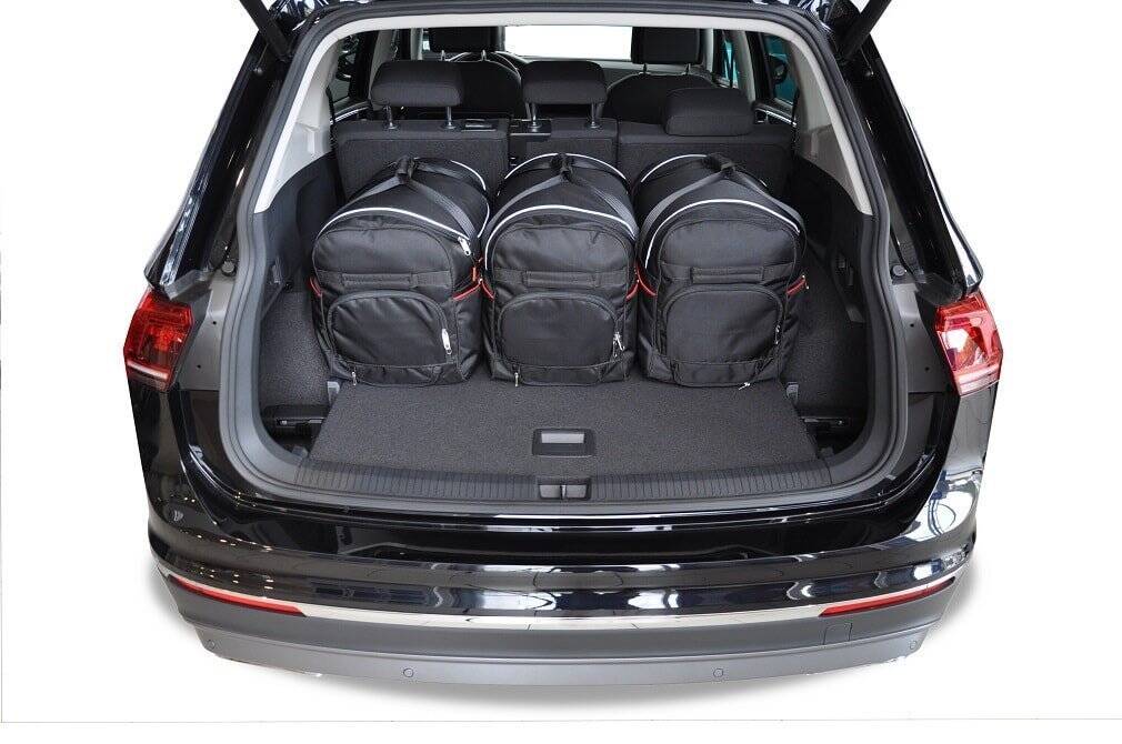 Torby KJUST SPORT do Volkswagen Tiguan Allspace II — torby wyjmowane z bagażnika krok po kroku
