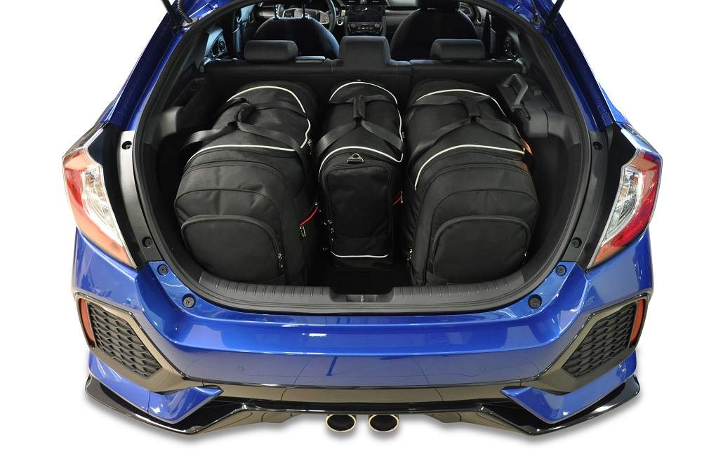 Torby KJUST AERO do Honda Civic Hatchback X — torby wyjmowane z bagażnika krok po kroku