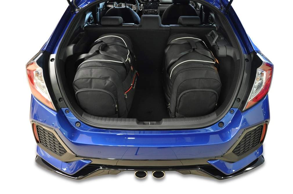 Torby KJUST AERO do Honda Civic Hatchback X — torby wyjmowane z bagażnika krok po kroku