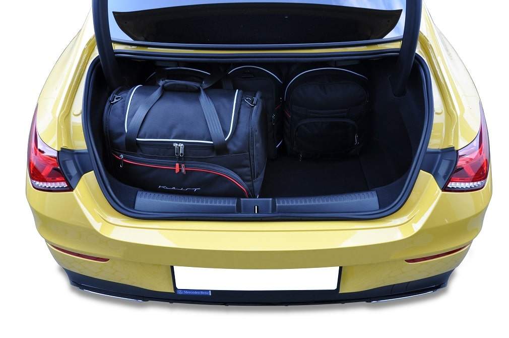 Torby KJUST AERO do Mercedes-Benz CLA Coupe C118 — torby wyjmowane z bagażnika krok po kroku