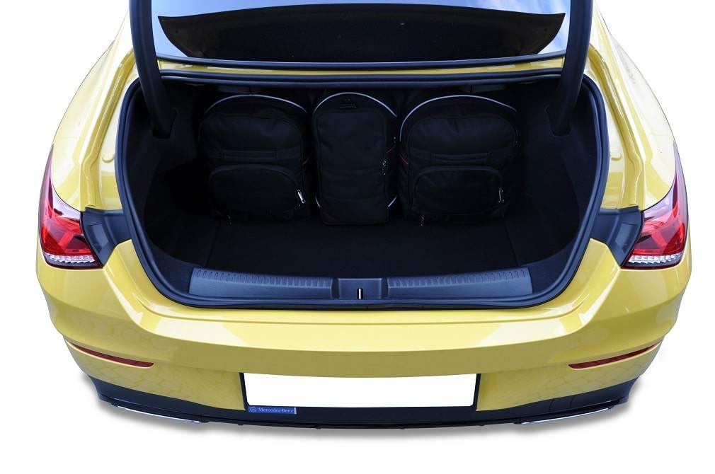 Torby KJUST AERO do Mercedes-Benz CLA Coupe C118 — torby wyjmowane z bagażnika krok po kroku