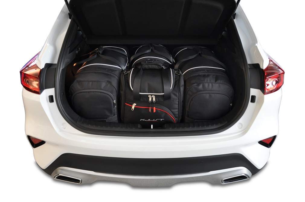 Torby KJUST SPORT do Kia XCeed I — zestaw ułożony w bagażniku
