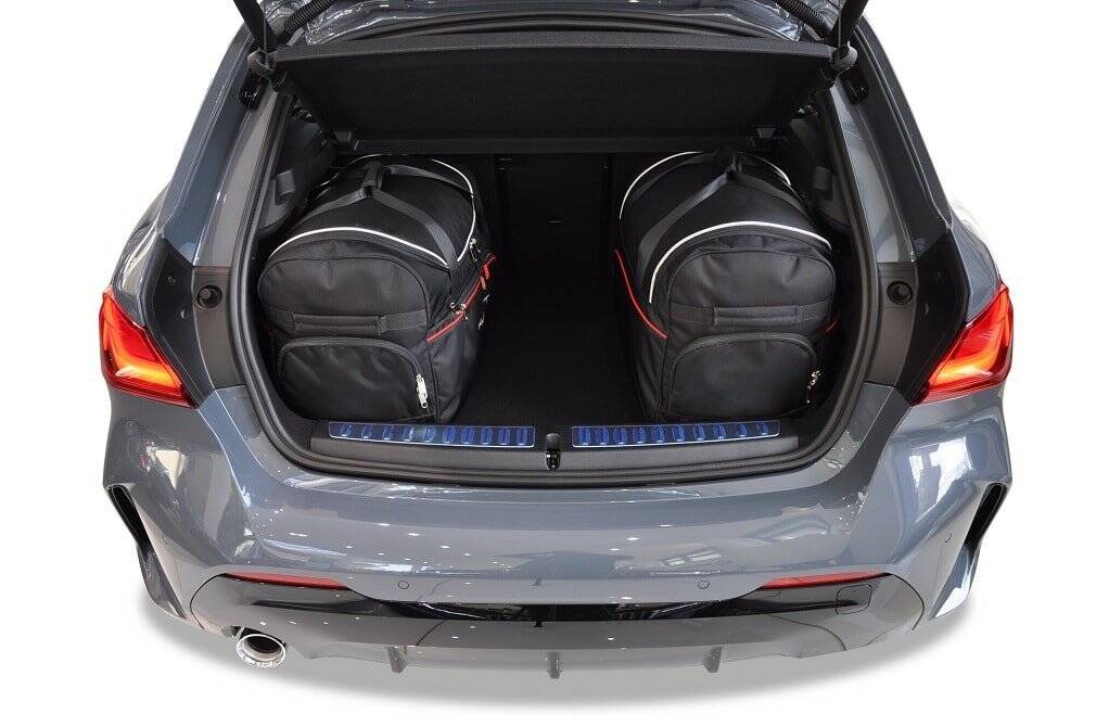 Torby KJUST TROLLEY do BMW 1 / M Hatchback F40 — torby wyjmowane z bagażnika krok po kroku