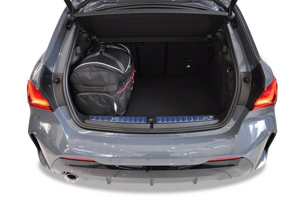 Torby KJUST TROLLEY do BMW 1 / M Hatchback F40 — torby wyjmowane z bagażnika krok po kroku