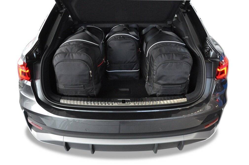 Torby KJUST SPORT do Audi Q3 / RS Q3 Sportback F3 — torby wyjmowane z bagażnika krok po kroku