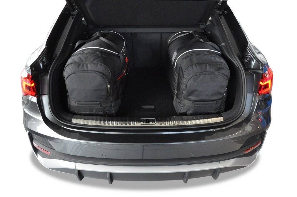 Torby KJUST AERO do Audi Q3 / RS Q3 Sportback F3 — torby wyjmowane z bagażnika krok po kroku