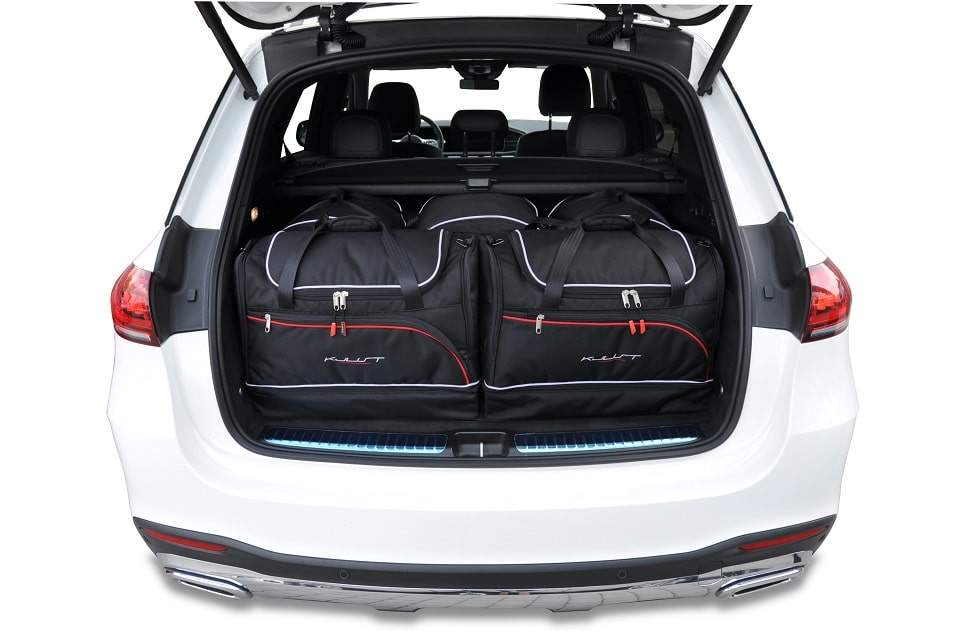 Torby KJUST SPORT do Mercedes-Benz GLE SUV V167 — zestaw ułożony w bagażniku