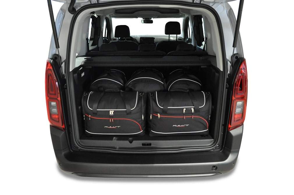 Torby KJUST AERO do Citroen Berlingo M III (K9) — zestaw ułożony w bagażniku