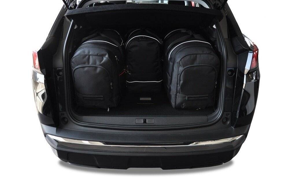 Torby KJUST AERO do Peugeot 3008 Plug-In Hybrid II (P84E) — torby wyjmowane z bagażnika krok po kroku