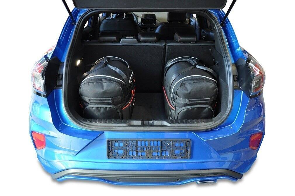 Torby KJUST SPORT do Ford Puma I — torby wyjmowane z bagażnika krok po kroku