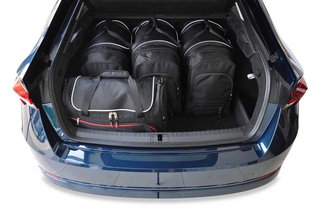 Torby KJUST AERO do Skoda Octavia Liftback IV — torby wyjmowane z bagażnika krok po kroku