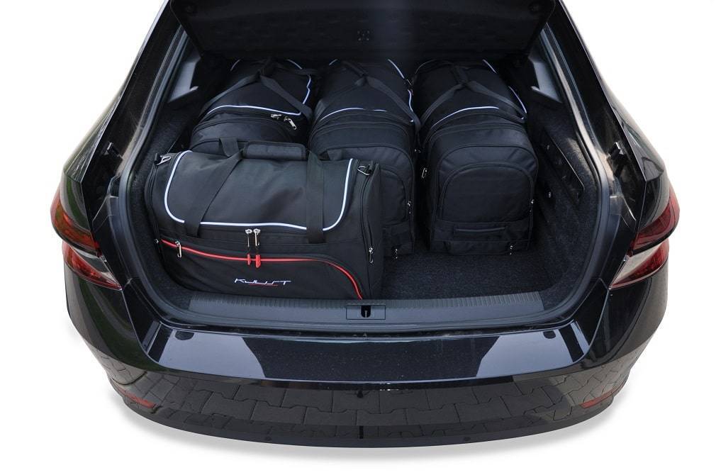 Torby KJUST AERO do Skoda Superb Liftback iV Plug-In Hybrid III — torby wyjmowane z bagażnika krok po kroku