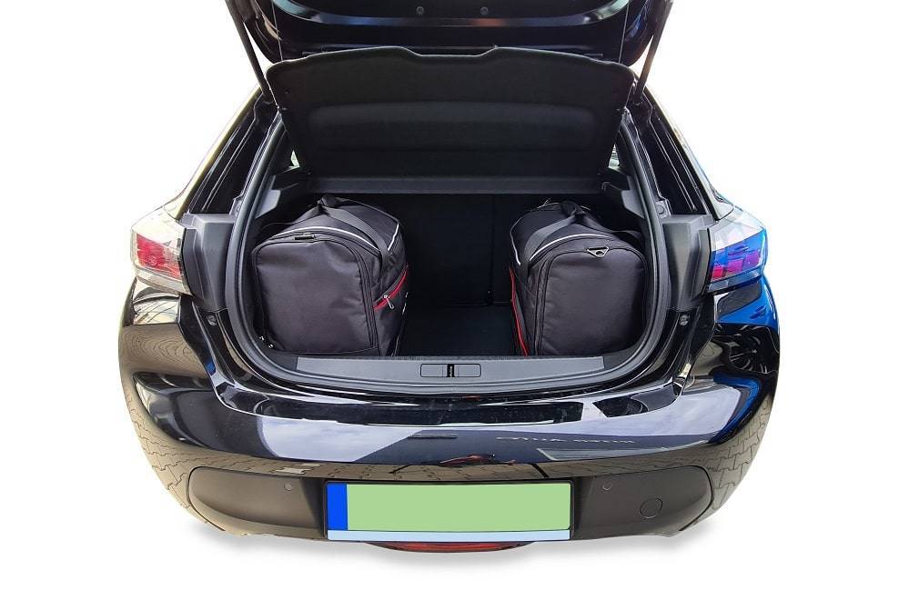 Torby KJUST SPORT do Peugeot e-208 II (P21) — torby wyjmowane z bagażnika krok po kroku