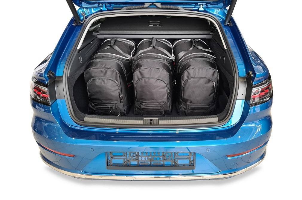 Torby KJUST SPORT do Volkswagen Arteon Shooting Brake I — torby wyjmowane z bagażnika krok po kroku