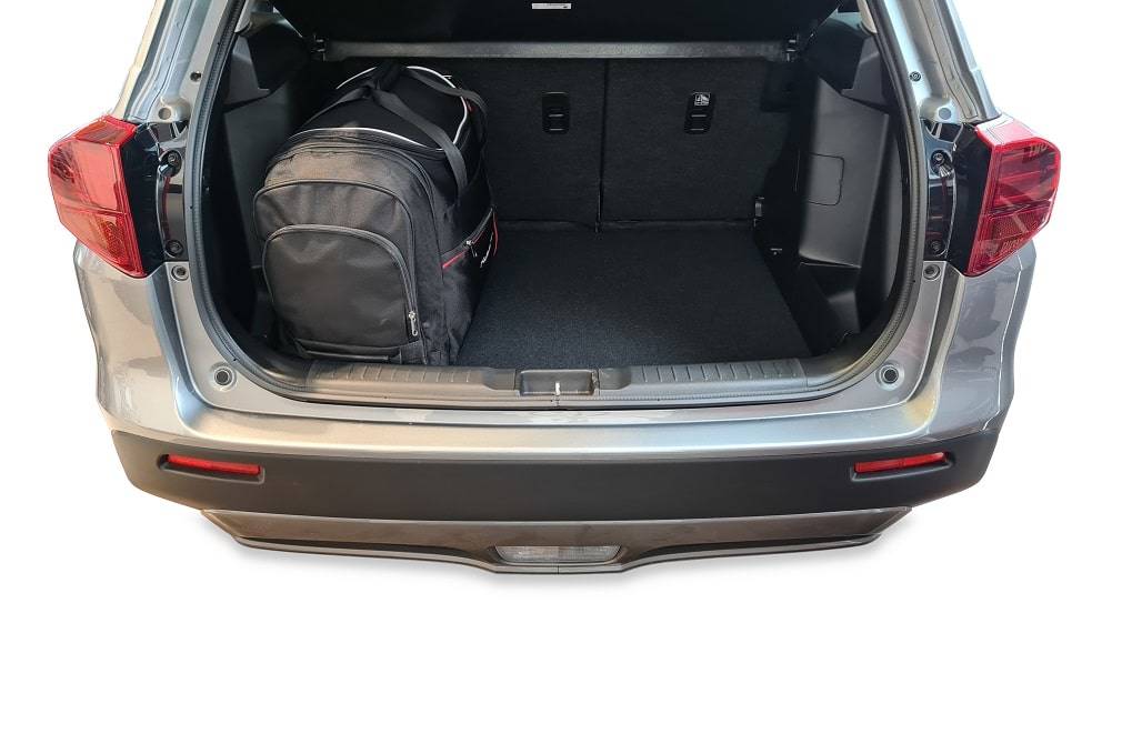 Torby KJUST TROLLEY do Suzuki Vitara Hybrid III — torby wyjmowane z bagażnika krok po kroku
