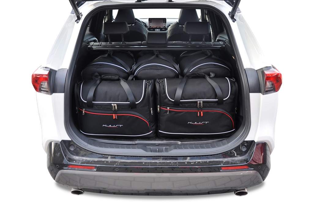 Torby KJUST AERO do Suzuki Across Plug-In Hybrid I (A5Z) — zestaw ułożony w bagażniku