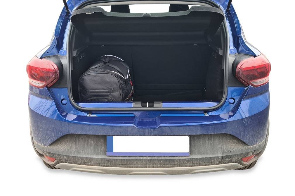 Torby KJUST SPORT do Dacia Sandero Hatchback / Stepway III — torby wyjmowane z bagażnika krok po kroku