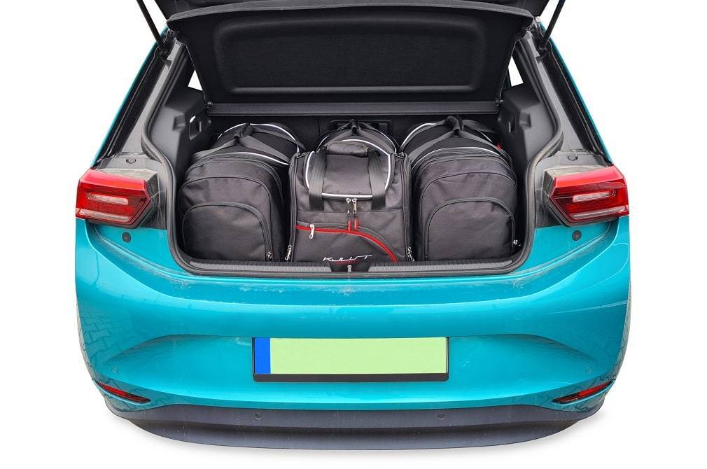 Torby KJUST SPORT do Volkswagen ID.3 I — zestaw ułożony w bagażniku
