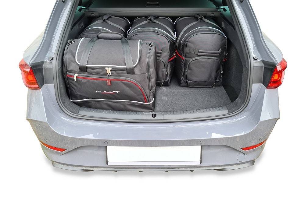 Torby KJUST SPORT do Cupra Leon Sportstourer I — torby wyjmowane z bagażnika krok po kroku