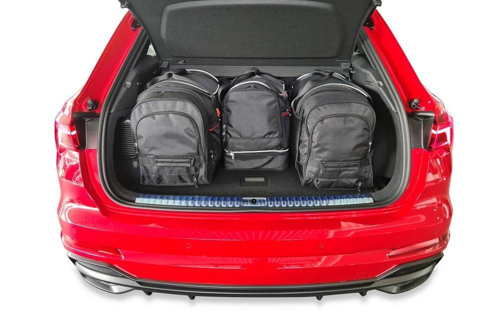 Torby KJUST AERO do Audi Q3 Plug-In Hybrid F3 — torby wyjmowane z bagażnika krok po kroku