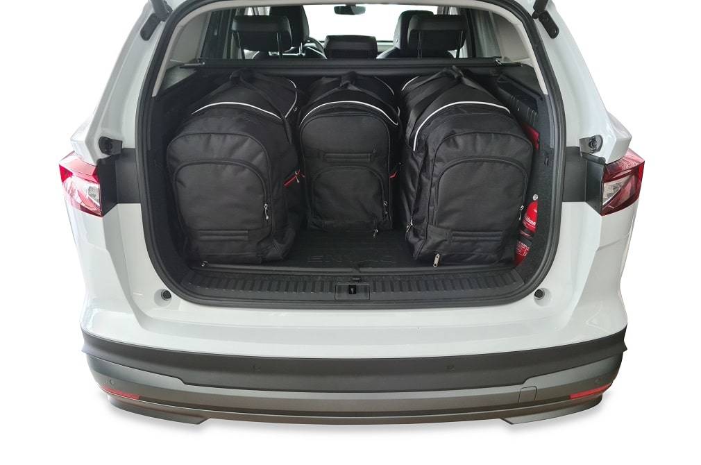 Torby KJUST SPORT do Skoda Enyaq iV Electric I — torby wyjmowane z bagażnika krok po kroku