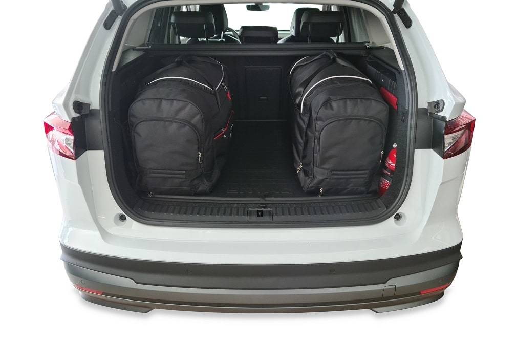 Torby KJUST SPORT do Skoda Enyaq iV Electric I — torby wyjmowane z bagażnika krok po kroku